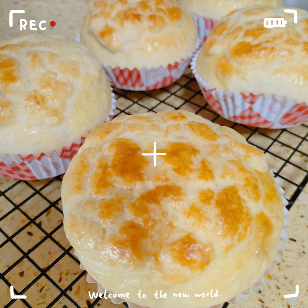 港式菠萝包，茶餐厅风味