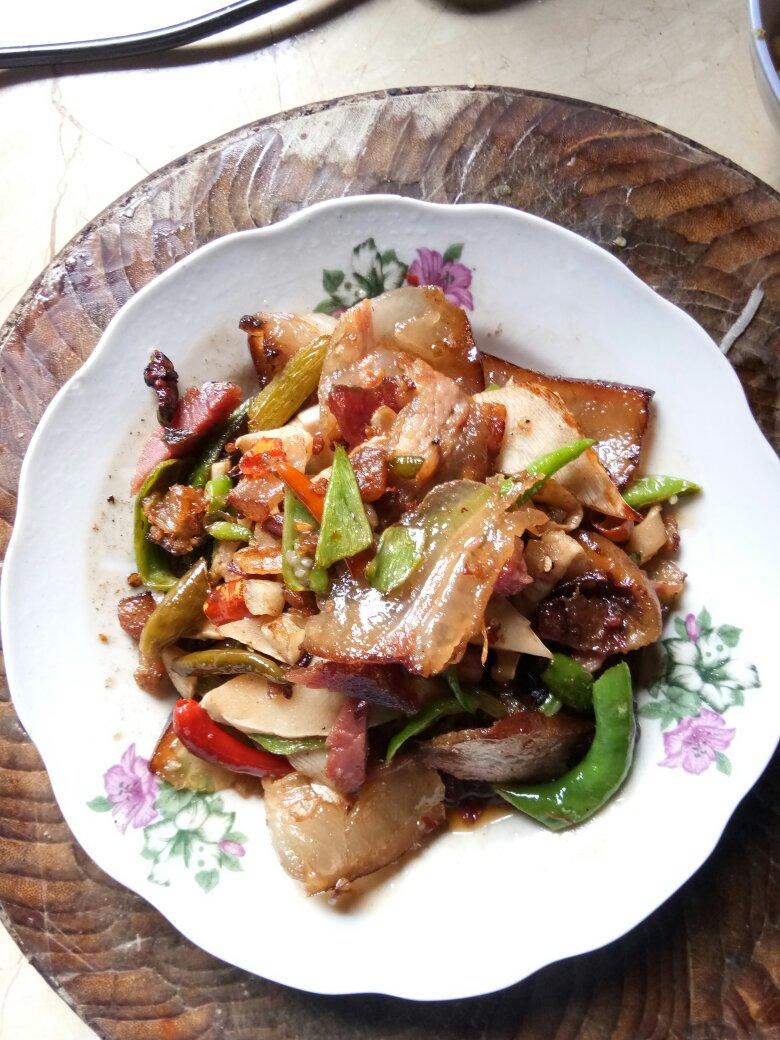 青椒腊肉