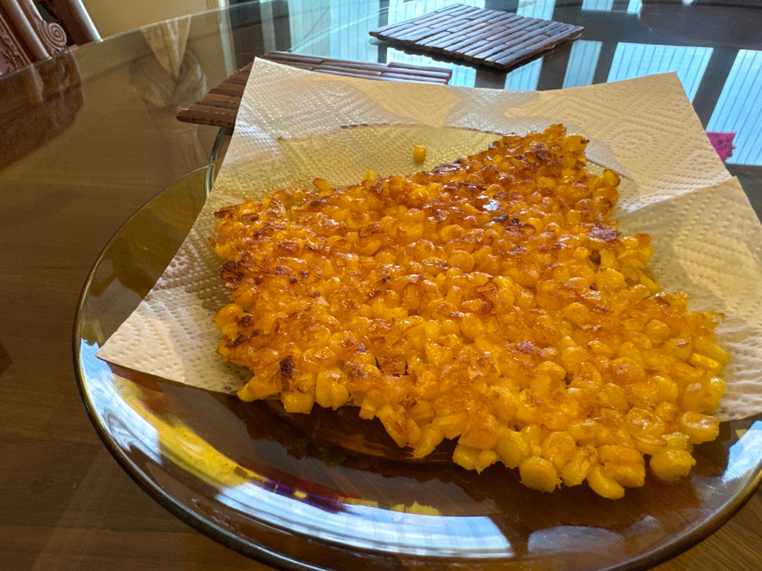 主食  玉米烙 （消耗吃不完的玉米）