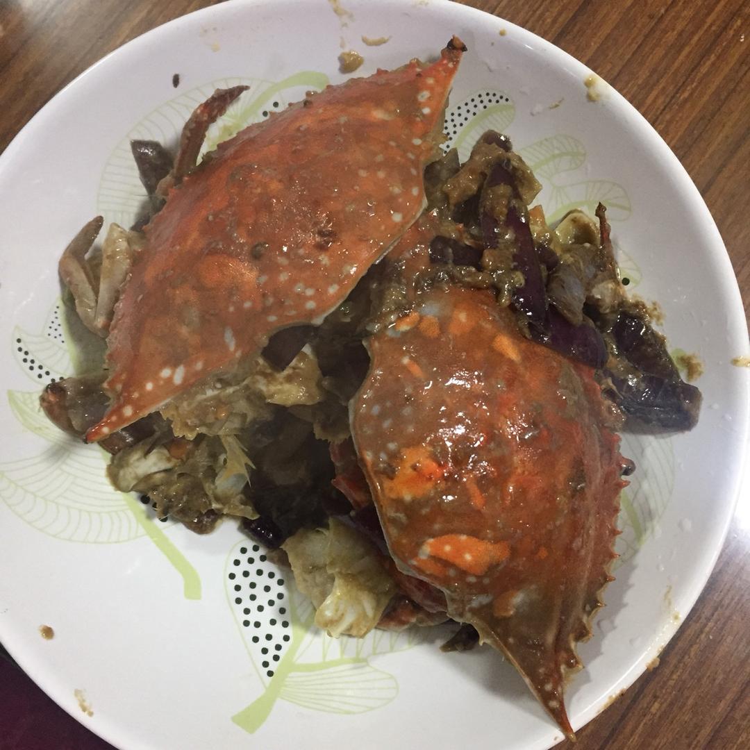 姜葱炒梭子蟹