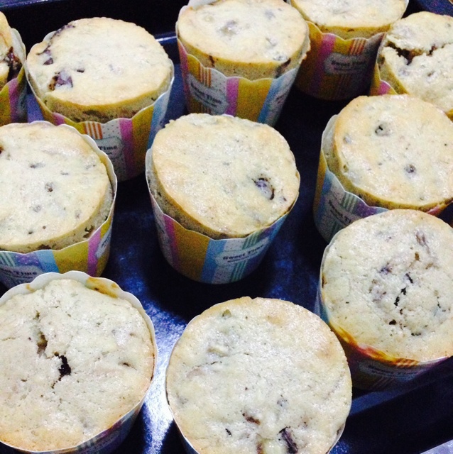 香蕉巧克力碎片麦芬