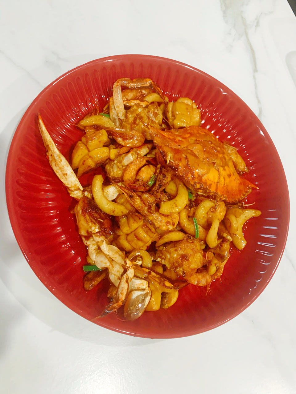 “七欣天”海鲜（梭子蟹、鲍鱼、基围虾、鱿鱼）