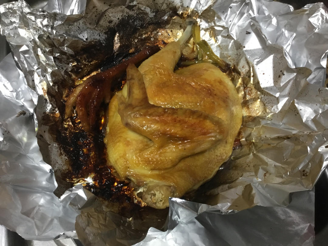 超好吃巨简便的焖烤豉油三黄鸡