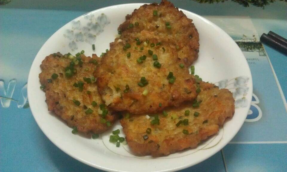 鸡蛋肉饼