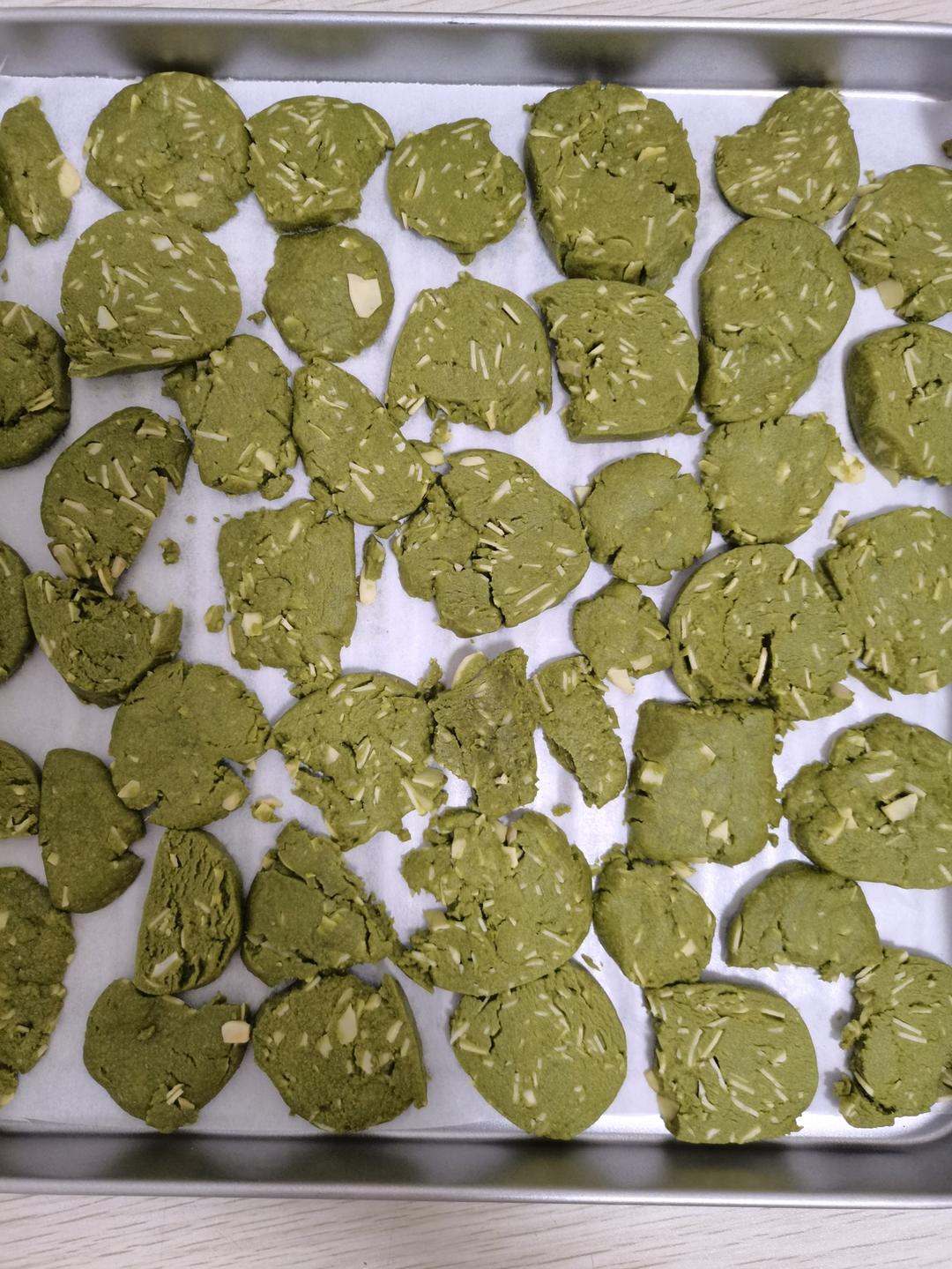 抹茶杏仁饼干