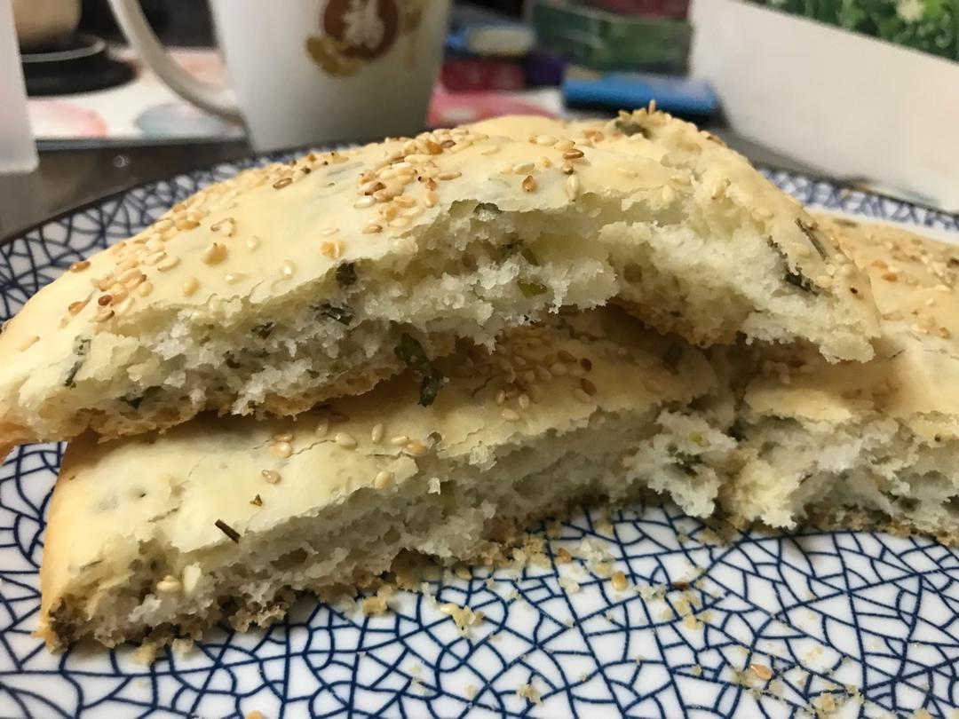 简易发面葱油饼（烤箱版）