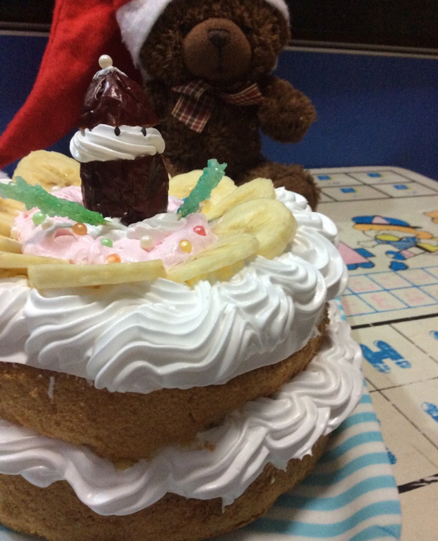 圣诞“裸蛋糕”
