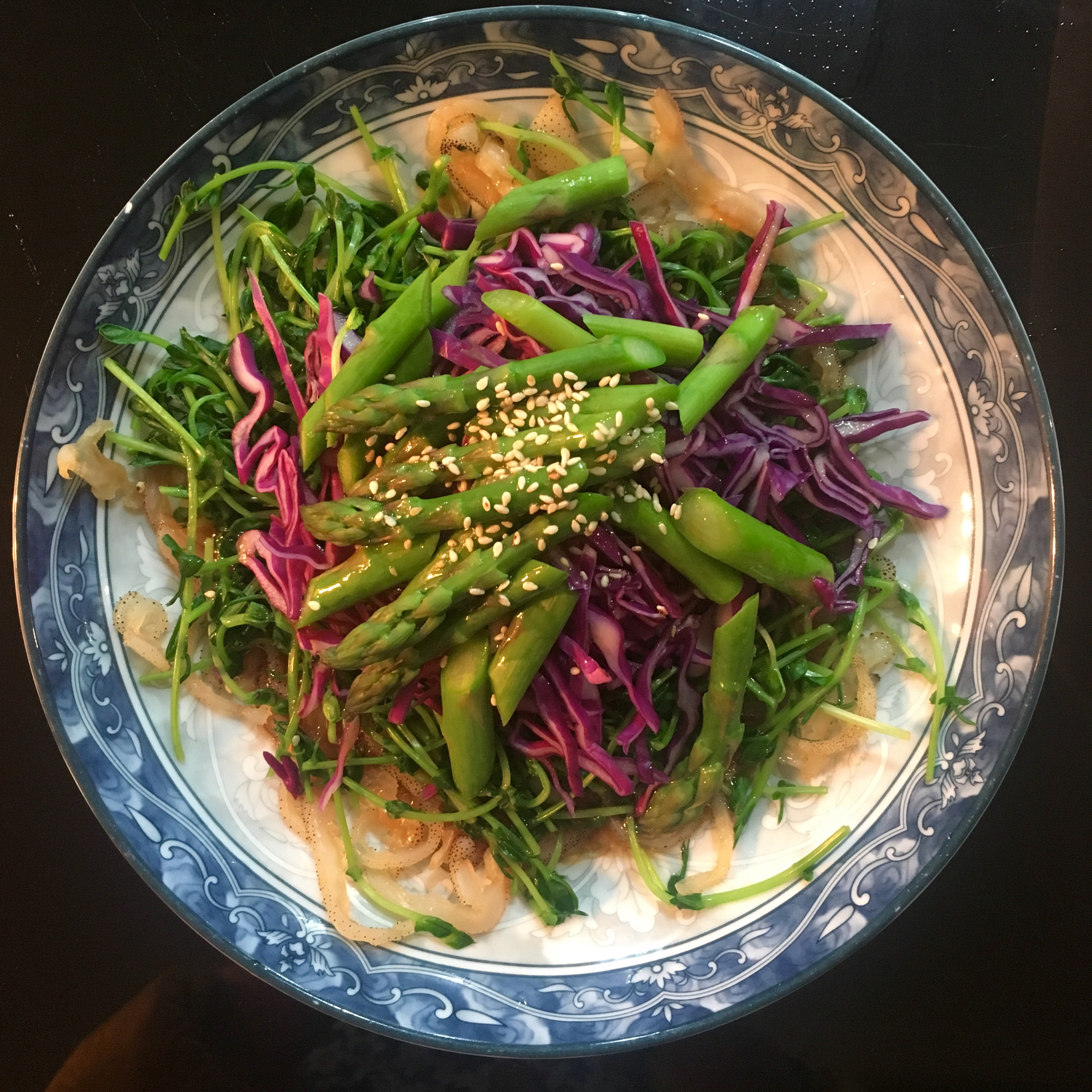 陈麒羽0901做的芥末热凉菜