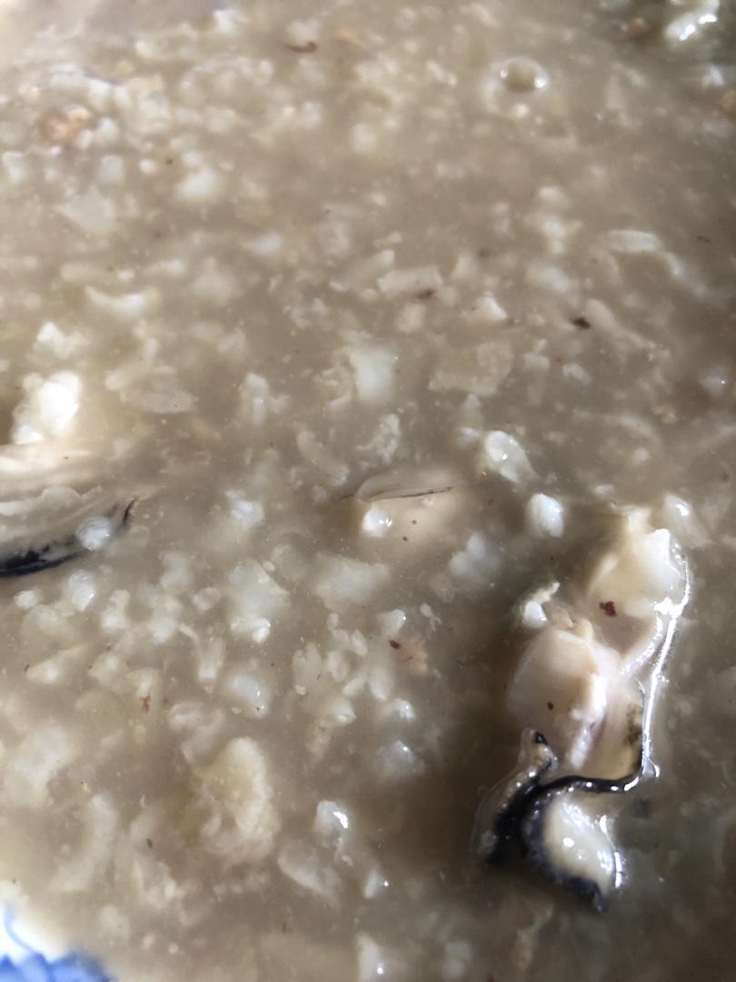 又鲜又甜的生蚝粥