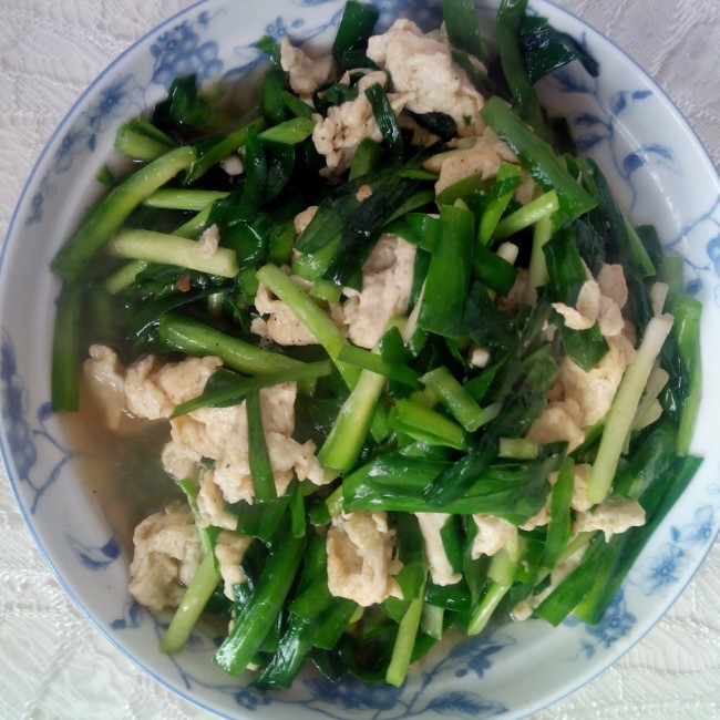 韭菜炒鸡蛋