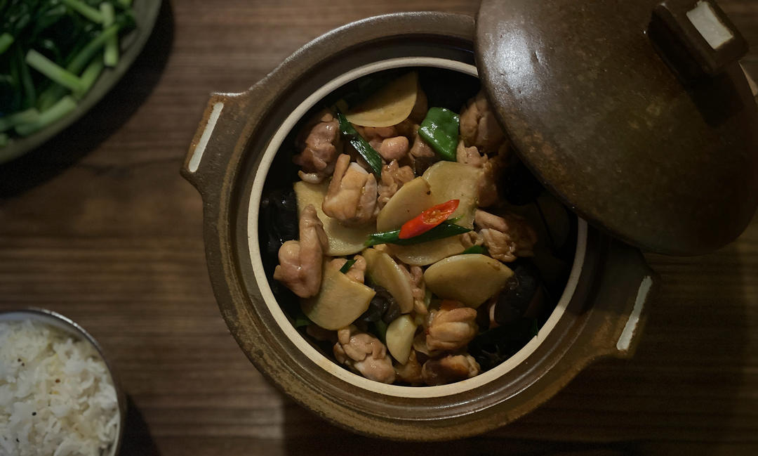 凉薯炒鸡(复刻农耕记)