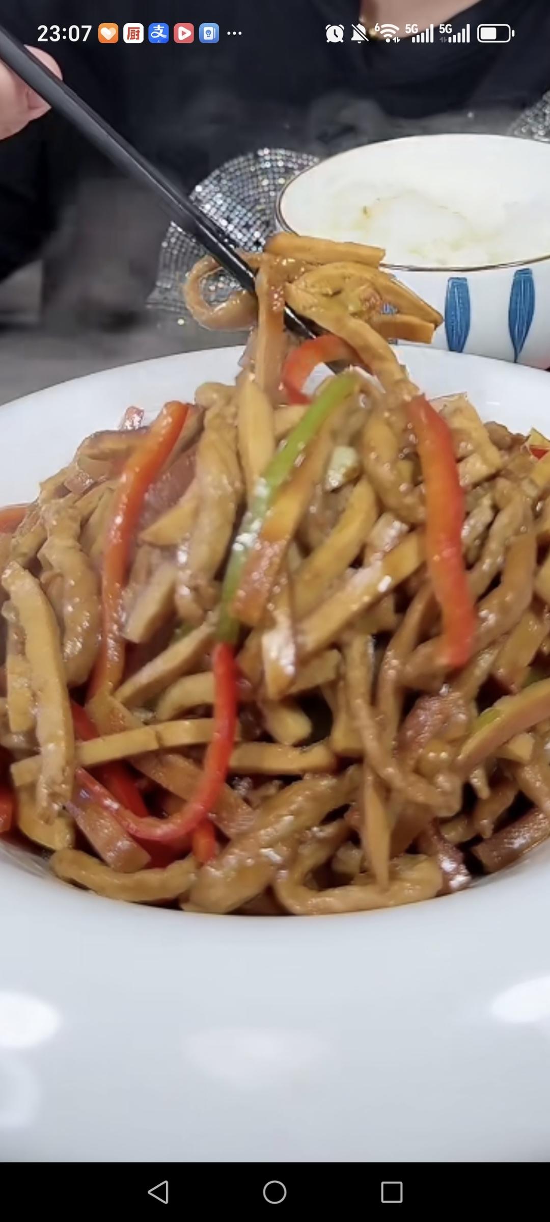 香干炒肉丝
