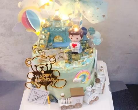 步骤图 分享一些男宝宝周岁蛋糕的做法 分享一些男宝宝周岁蛋糕的做法步骤 菜谱 下厨房