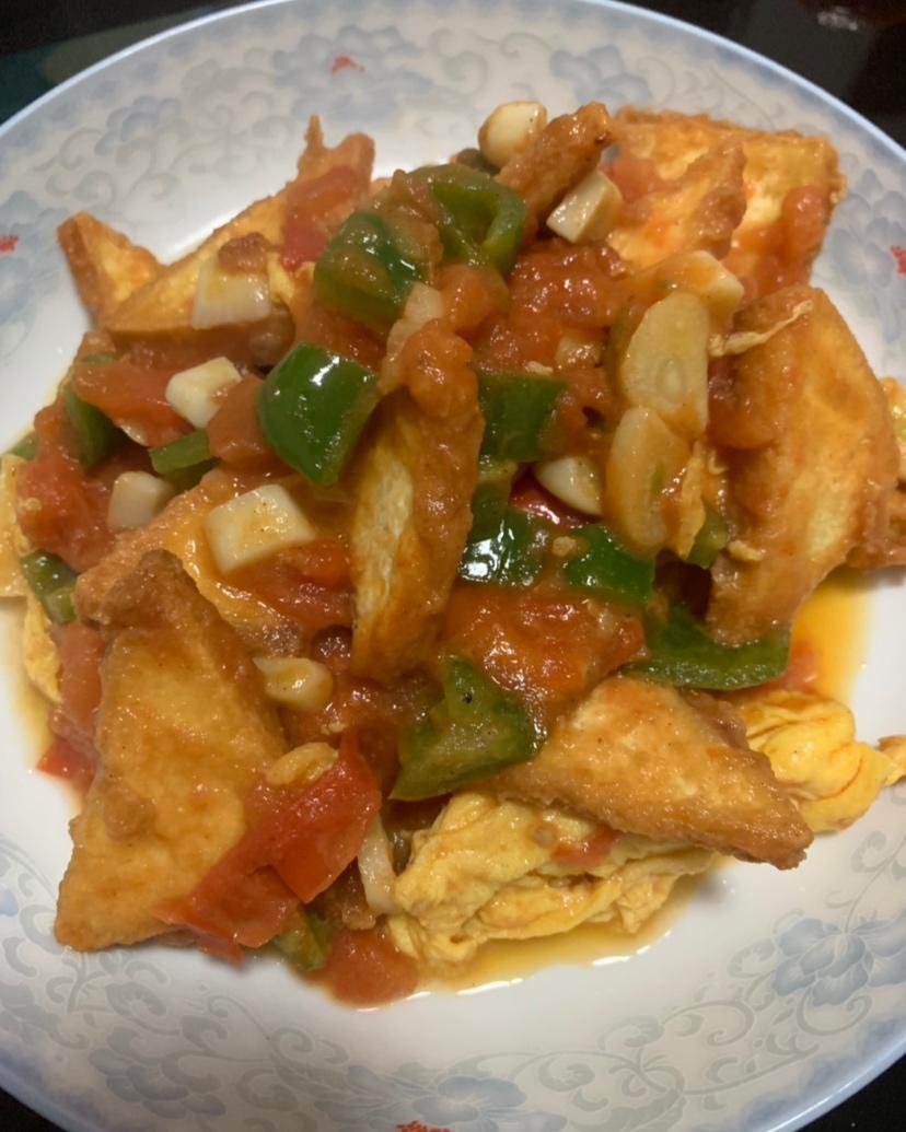 西红柿烧豆腐