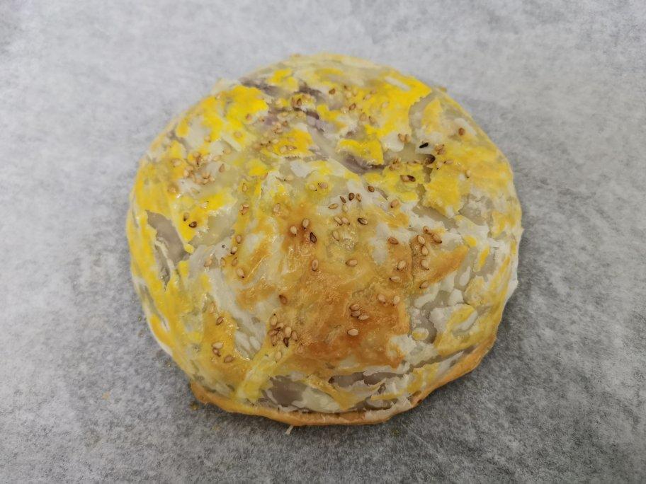 奶香芝士紫薯饼