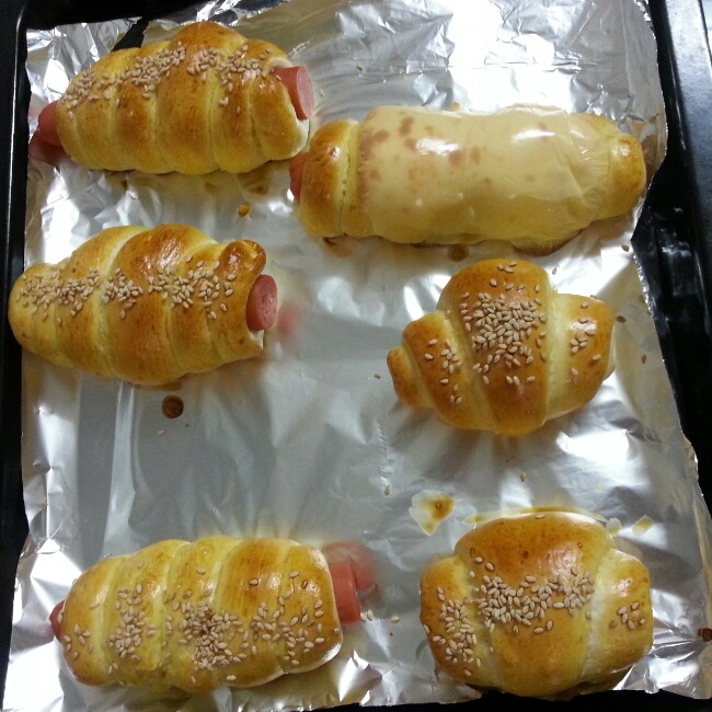 热狗面包卷