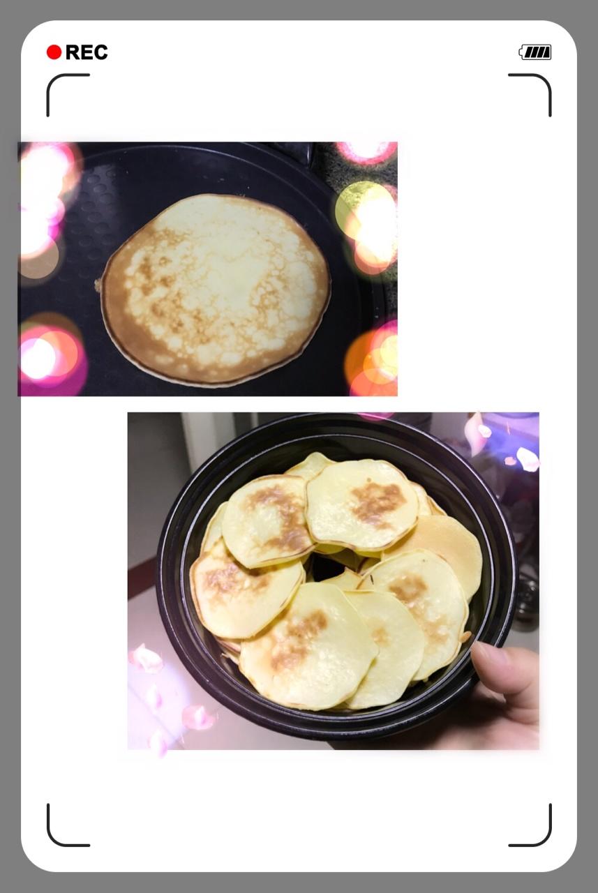 【减脂早餐】无油香蕉松饼（超简单）