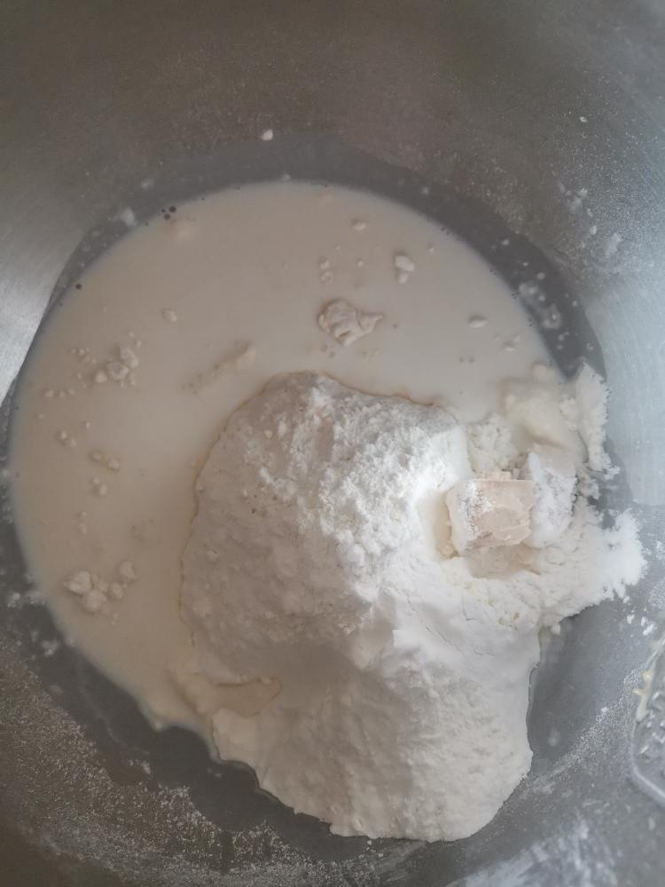 纯奶手撕吐司的做法 步骤1
