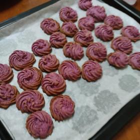 紫薯花生曲奇
