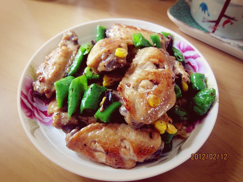 浓香黑椒鸡翅