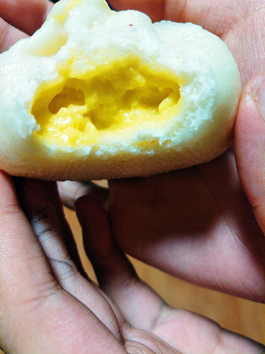 自制无油奶黄包