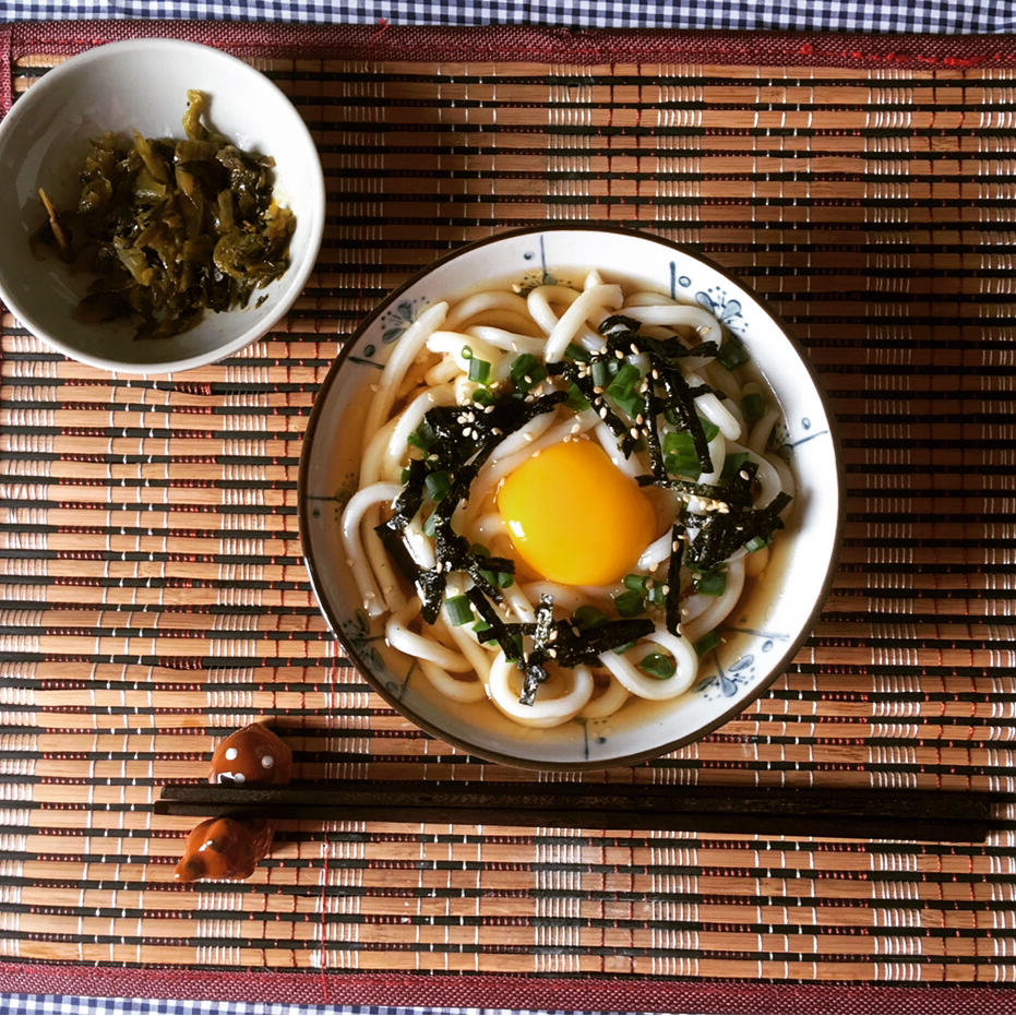 月見乌冬面（月見うどん）