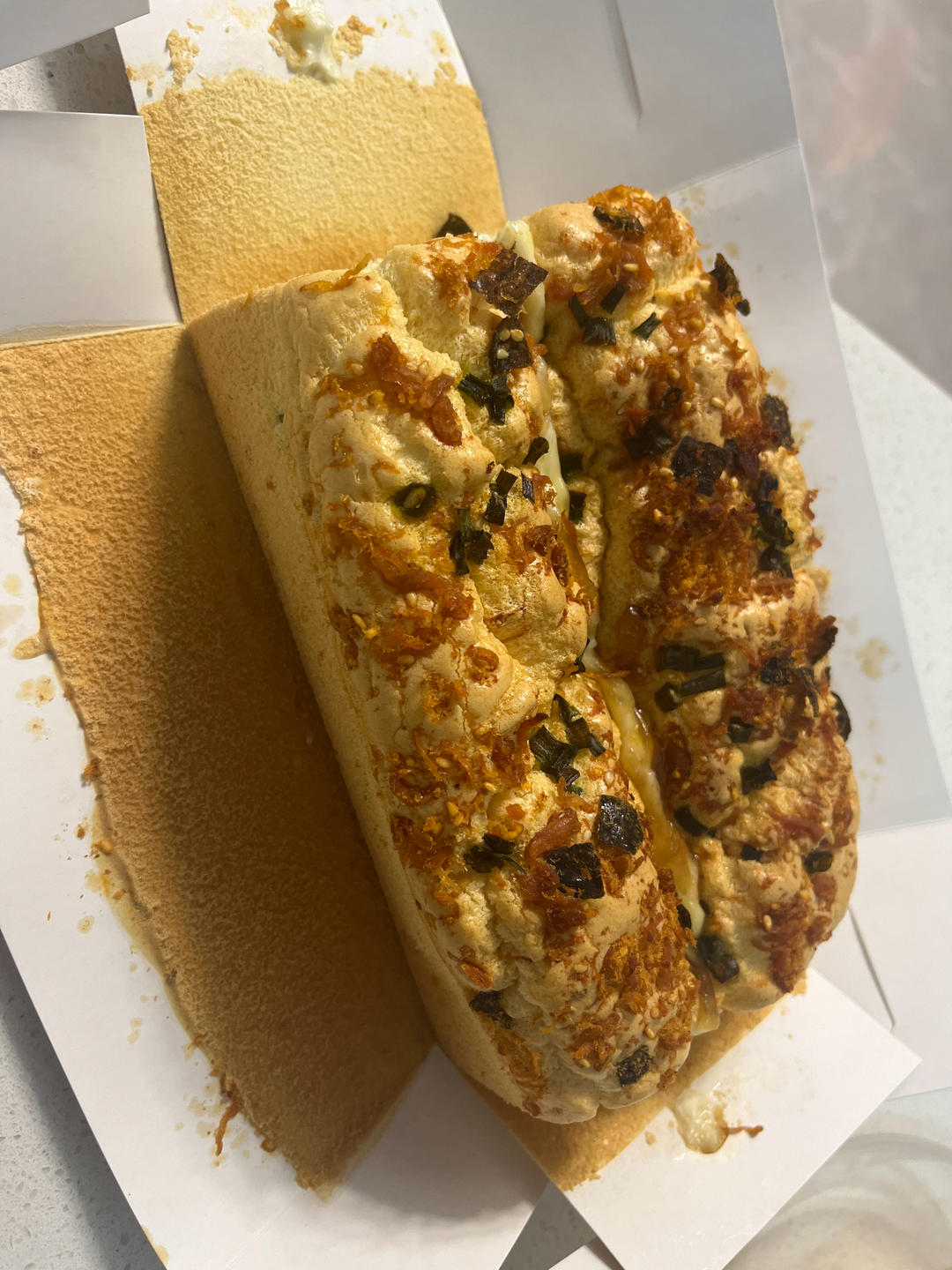 金枕蛋糕 香葱肉松