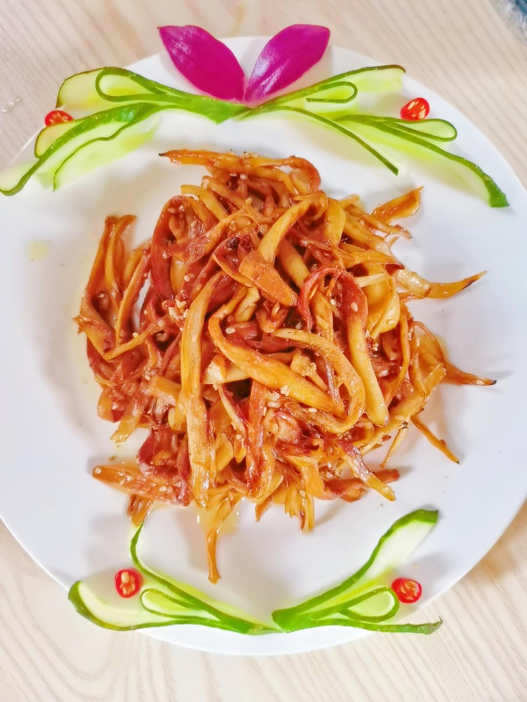 越嚼越香‼️比肉还要好吃👉干煸孜然杏鲍菇