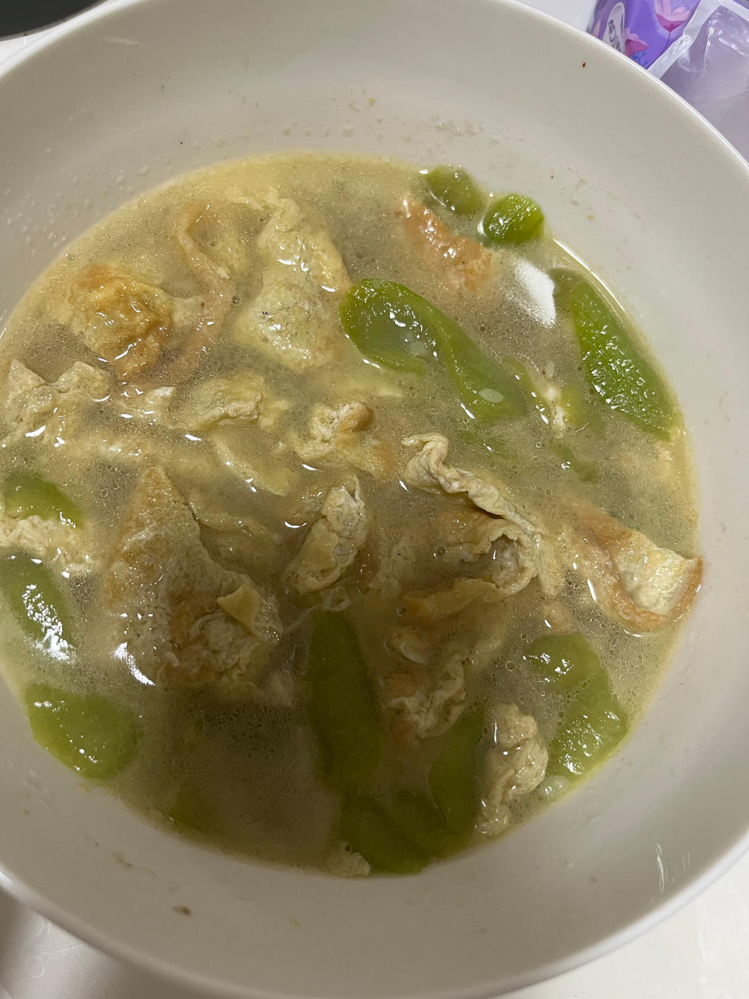 丝瓜鸡蛋汤