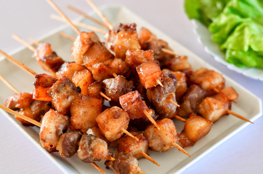 烤五花肉串【BRUNO空气炸锅食谱】
