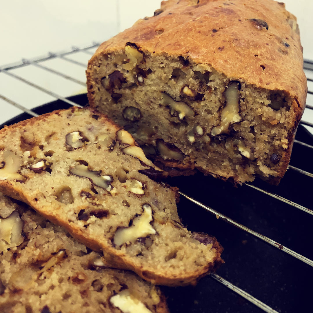 快手香蕉核桃红糖蛋糕