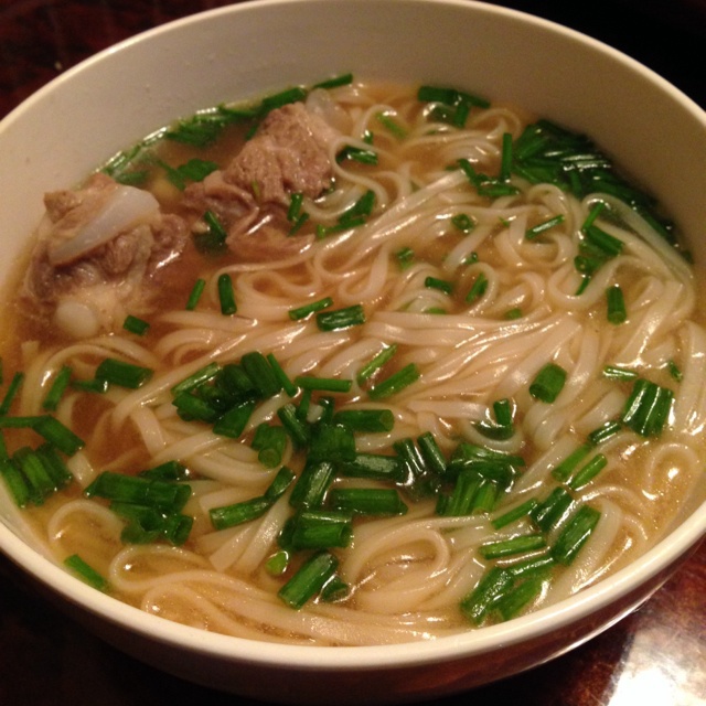 小葱麻油酱油面