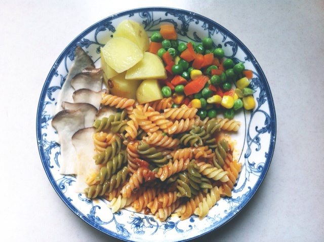 田园意面( Mixed Vegetable Pasta with Cheese)