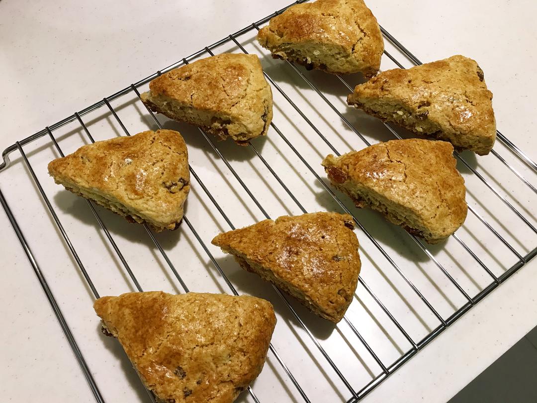 葡萄干司康（少糖少油小苏打版）