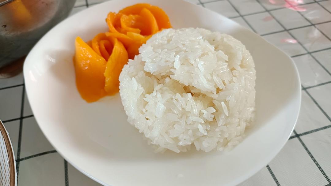 经典泰国甜品-泰式芒果糯米饭，低糖低脂清爽版