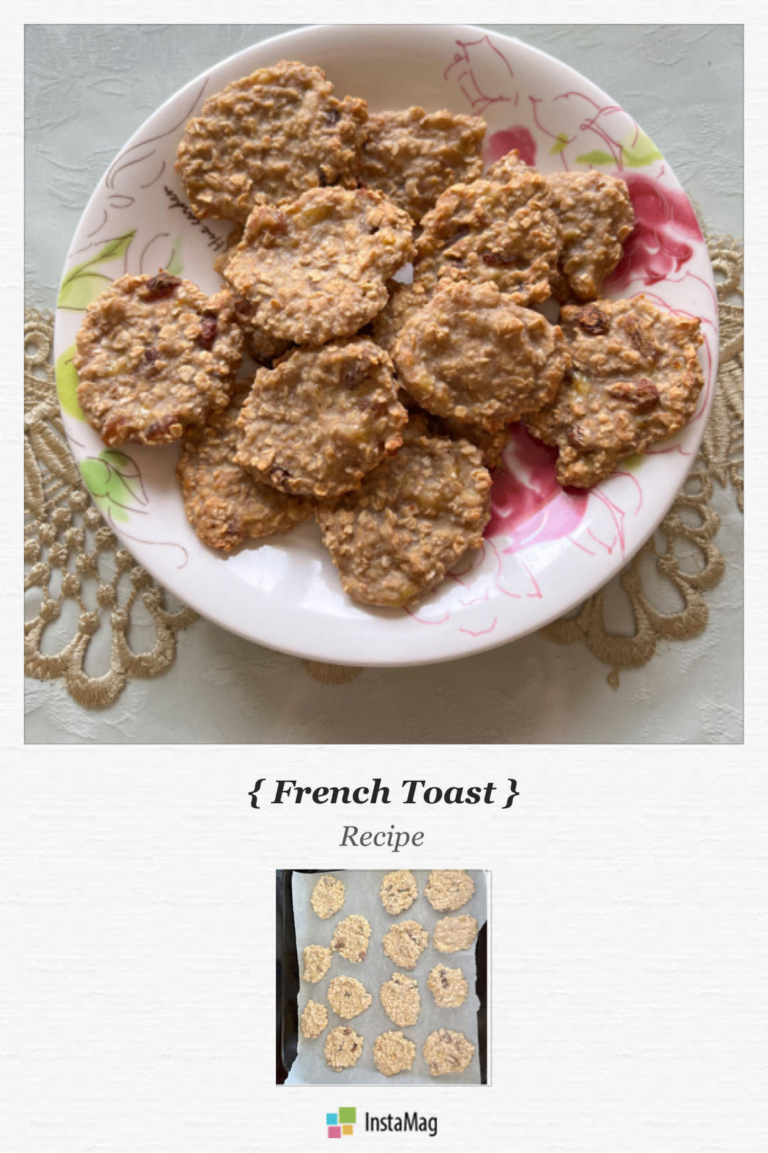 香蕉燕麦饼干