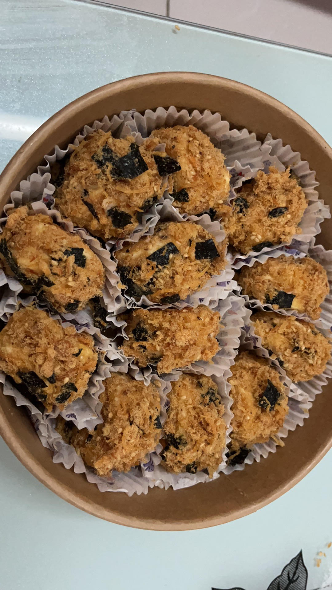 朋友都说比鲍师傅好吃的海苔肉松小贝