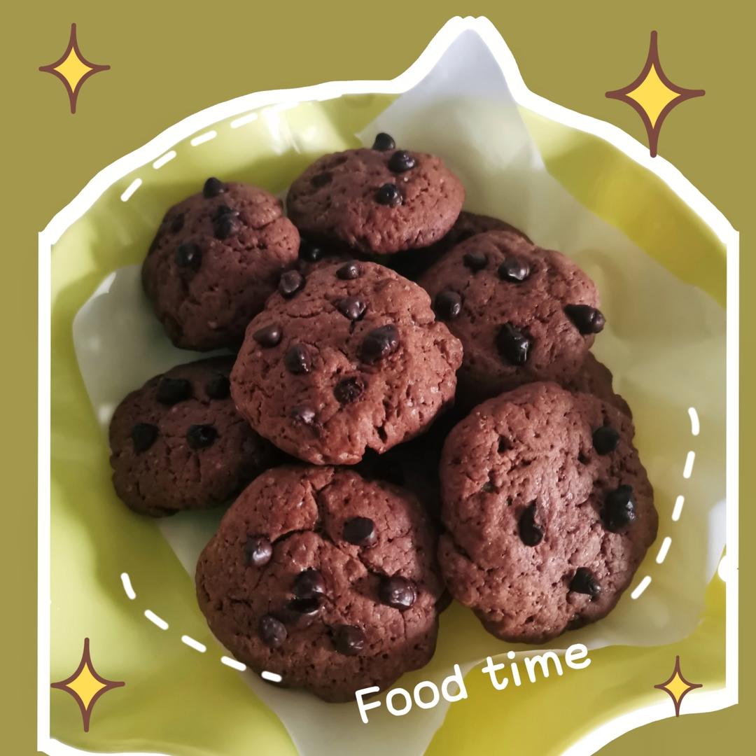 🍪巧克力曲奇｜免打发❗️零失败一次成功❗️