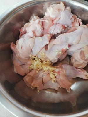 虾酱炸鸡(空气炸锅版)南洋风味的做法 步骤3