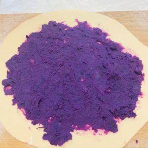 香甜软糯的紫薯花卷的做法 步骤5