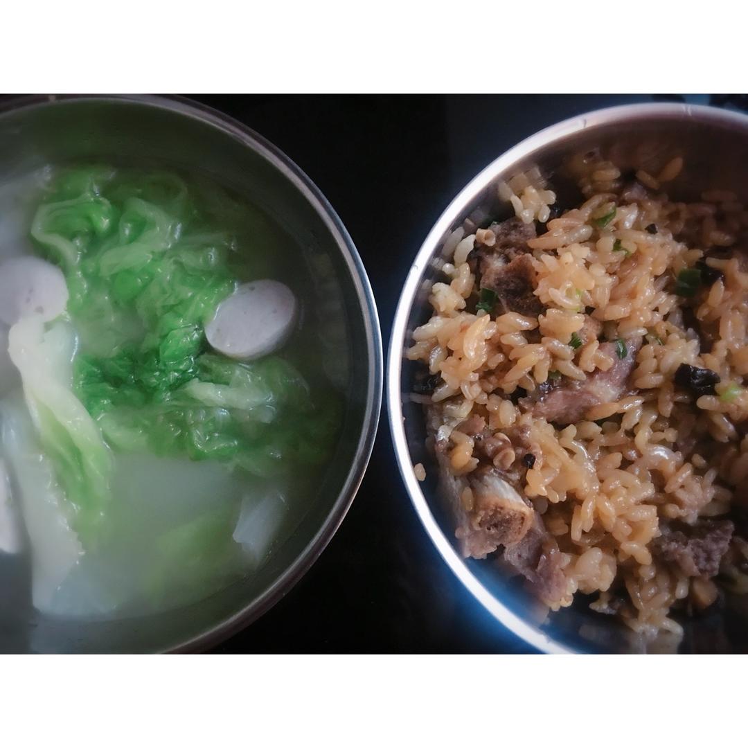 排骨蒸饭