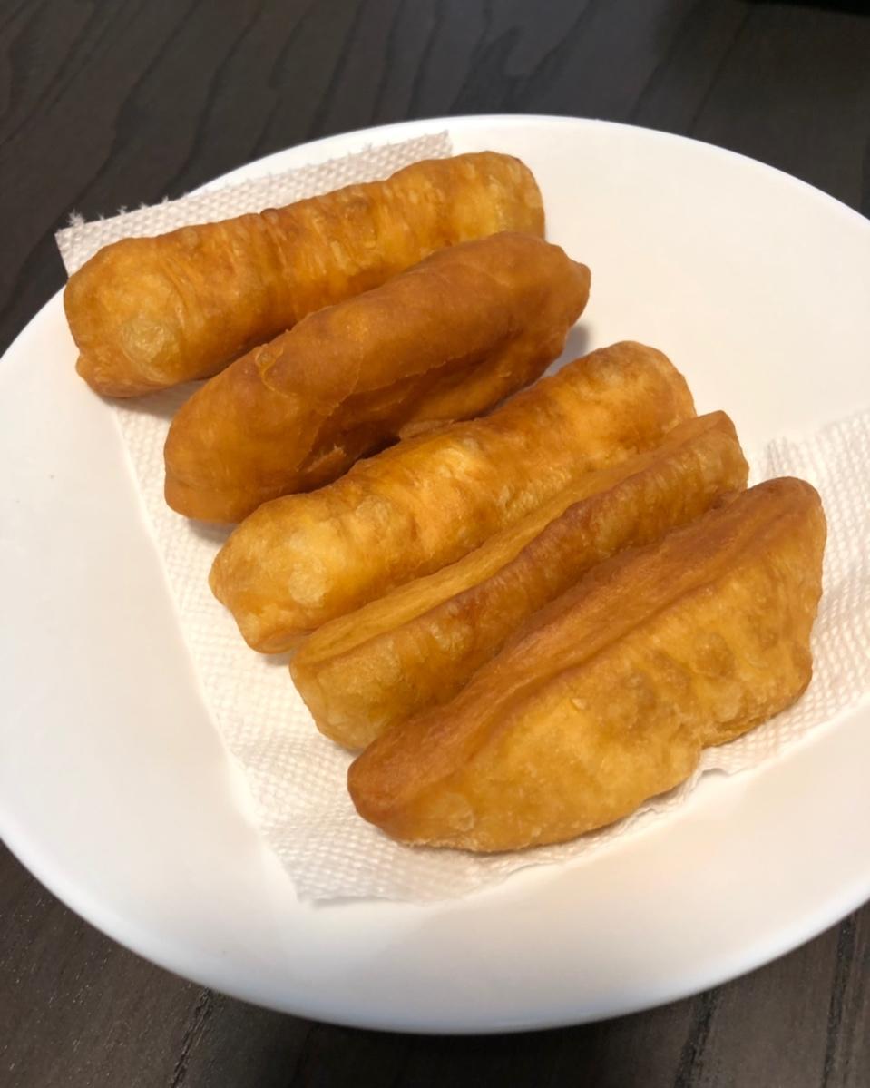 自制无泡打粉油条