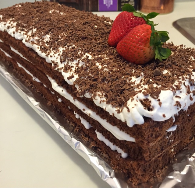 小嶋老师的橘味利口酒风味巧克力蛋糕