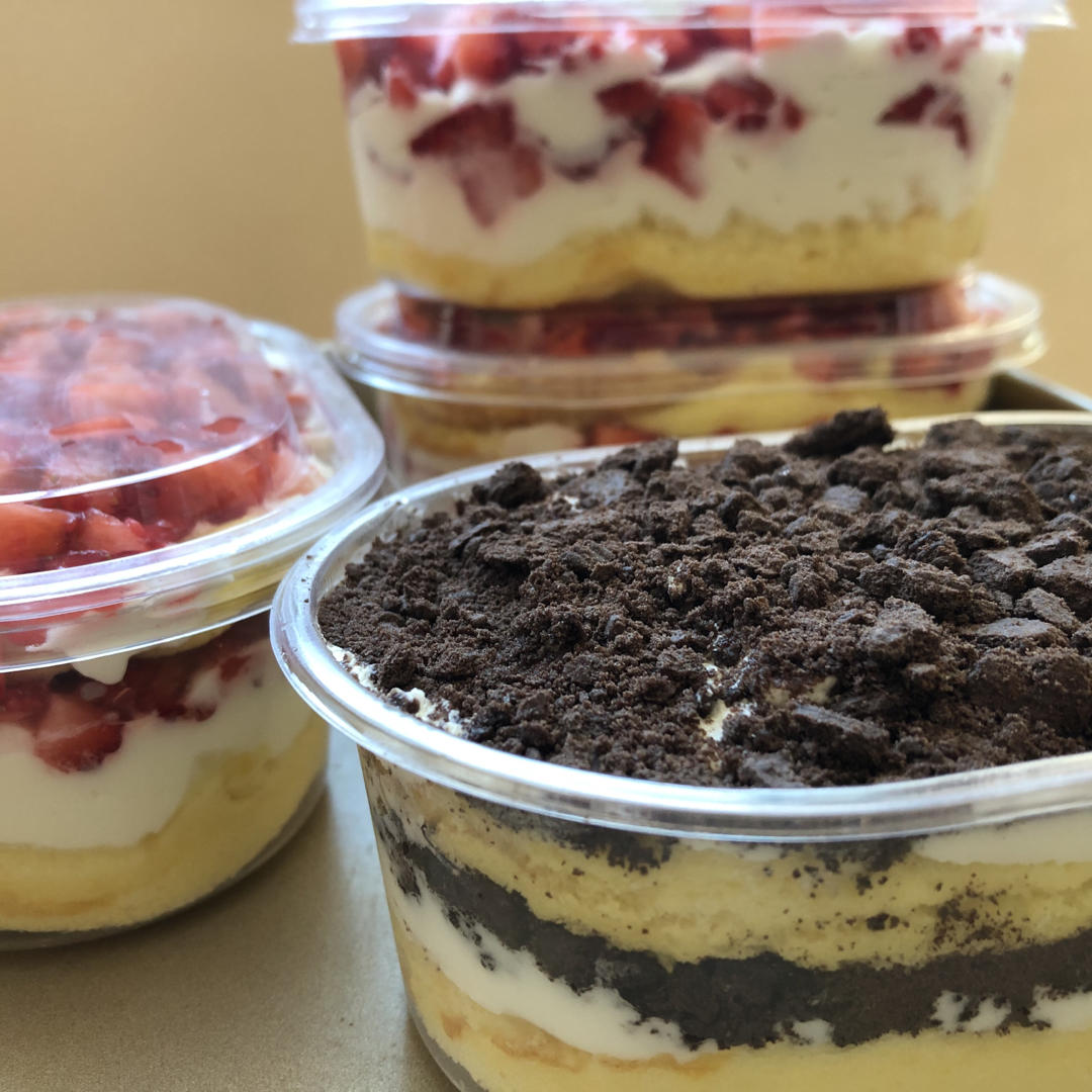 一次搞定4款盒子蛋糕｜草莓｜芒果｜肉松｜奥利奥｜超高颜值｜野餐必备