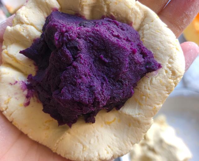 超简单版低热量紫薯粘豆包✌🏻