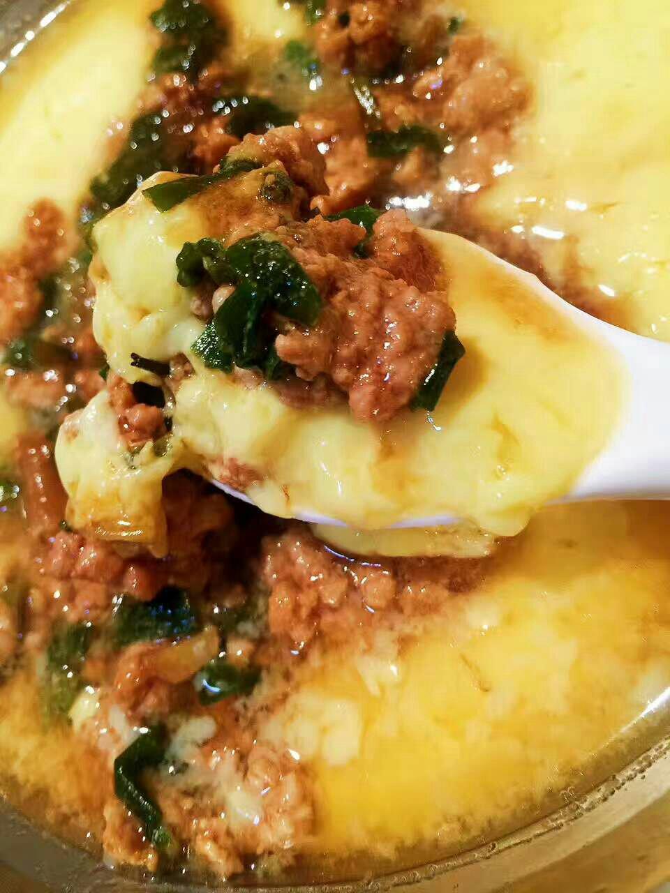 【肉沫蒸蛋】——完美滑嫩蒸蛋攻略