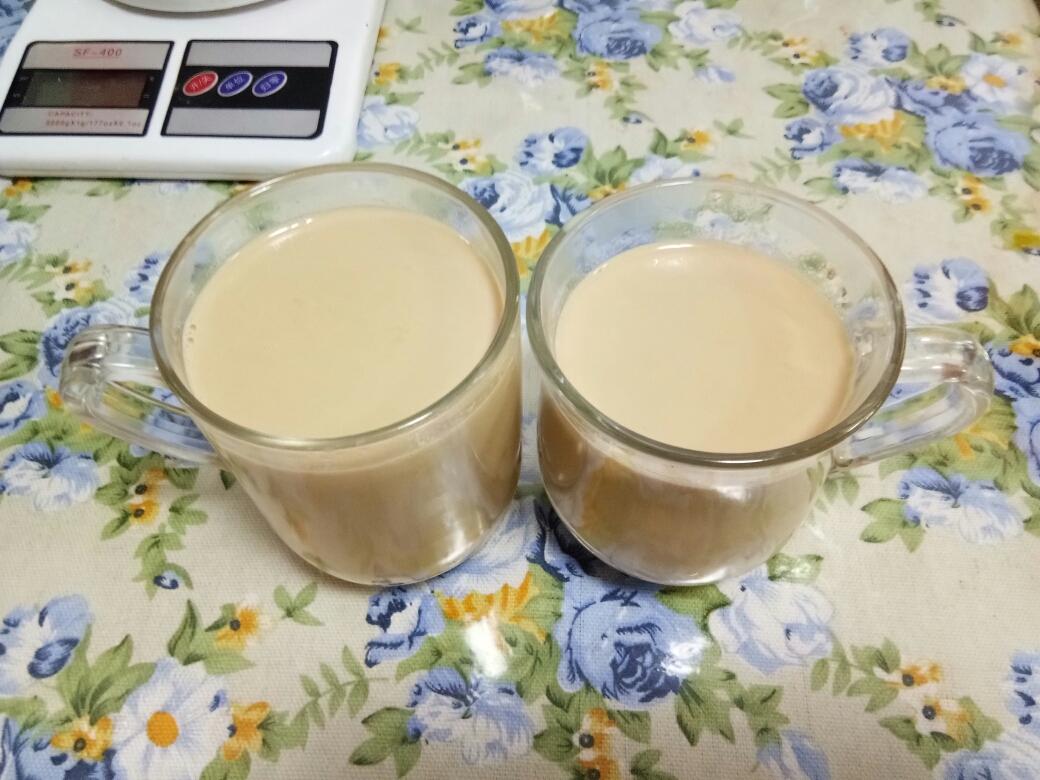 自家神兽点赞的自制奶茶