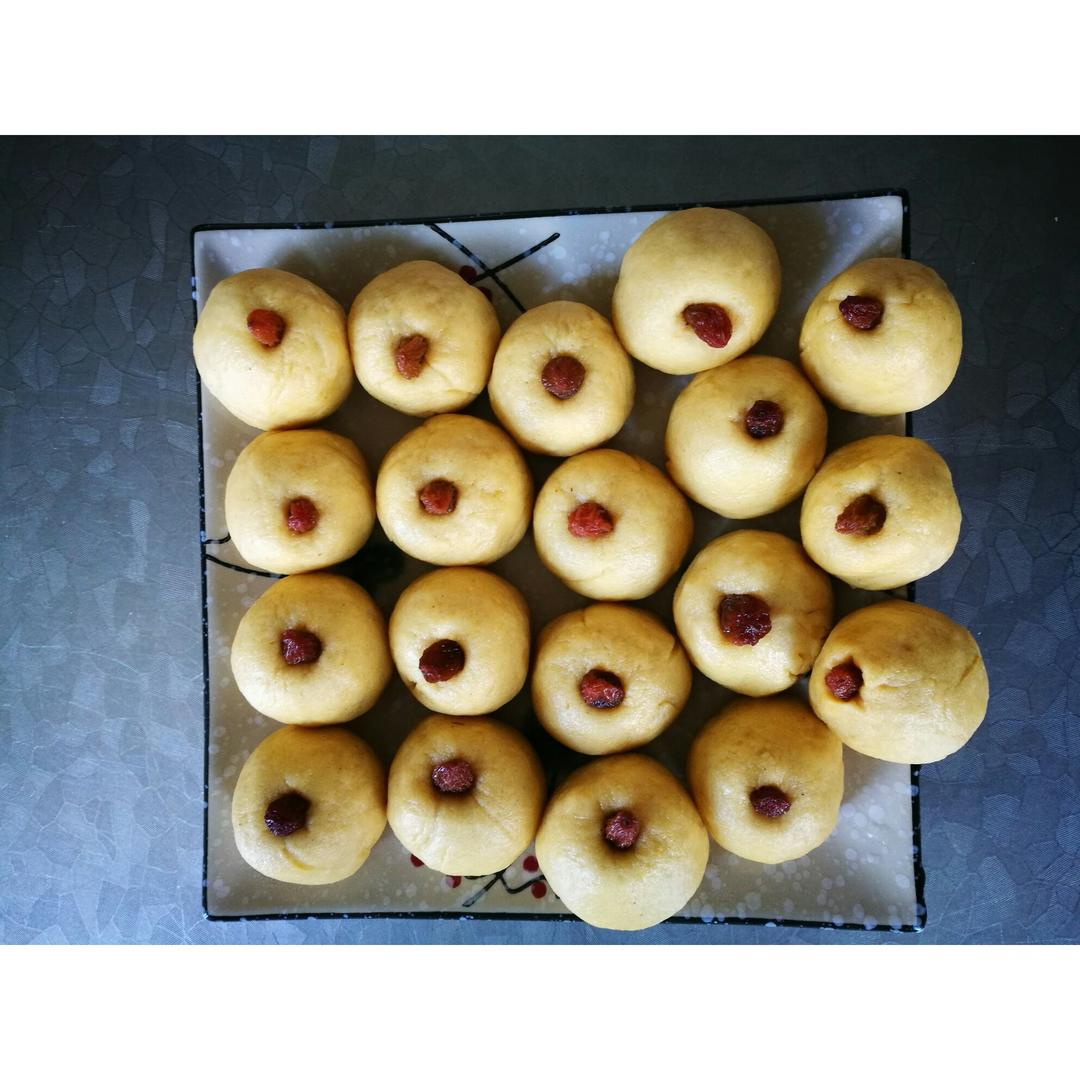 豆面玉米面小窝头点心