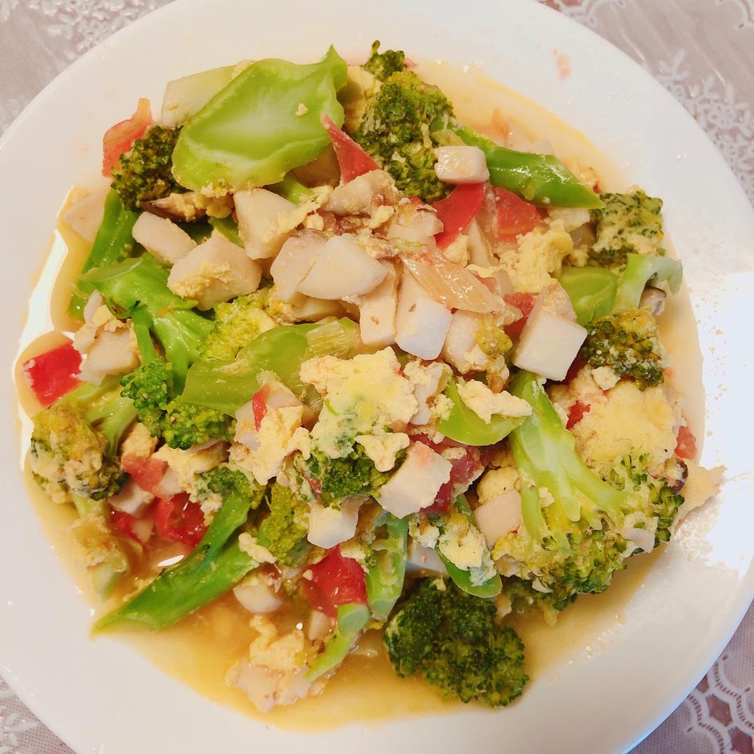 番茄蔬菜烘蛋（快手减脂餐）