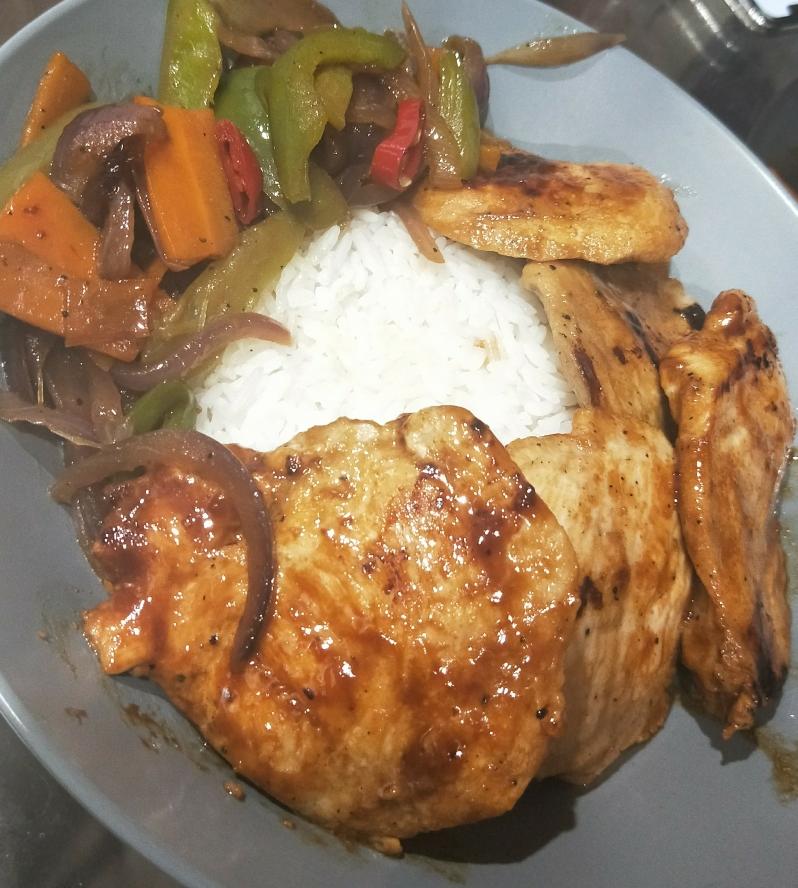 照烧鸡胸肉饭(含照烧酱配方)